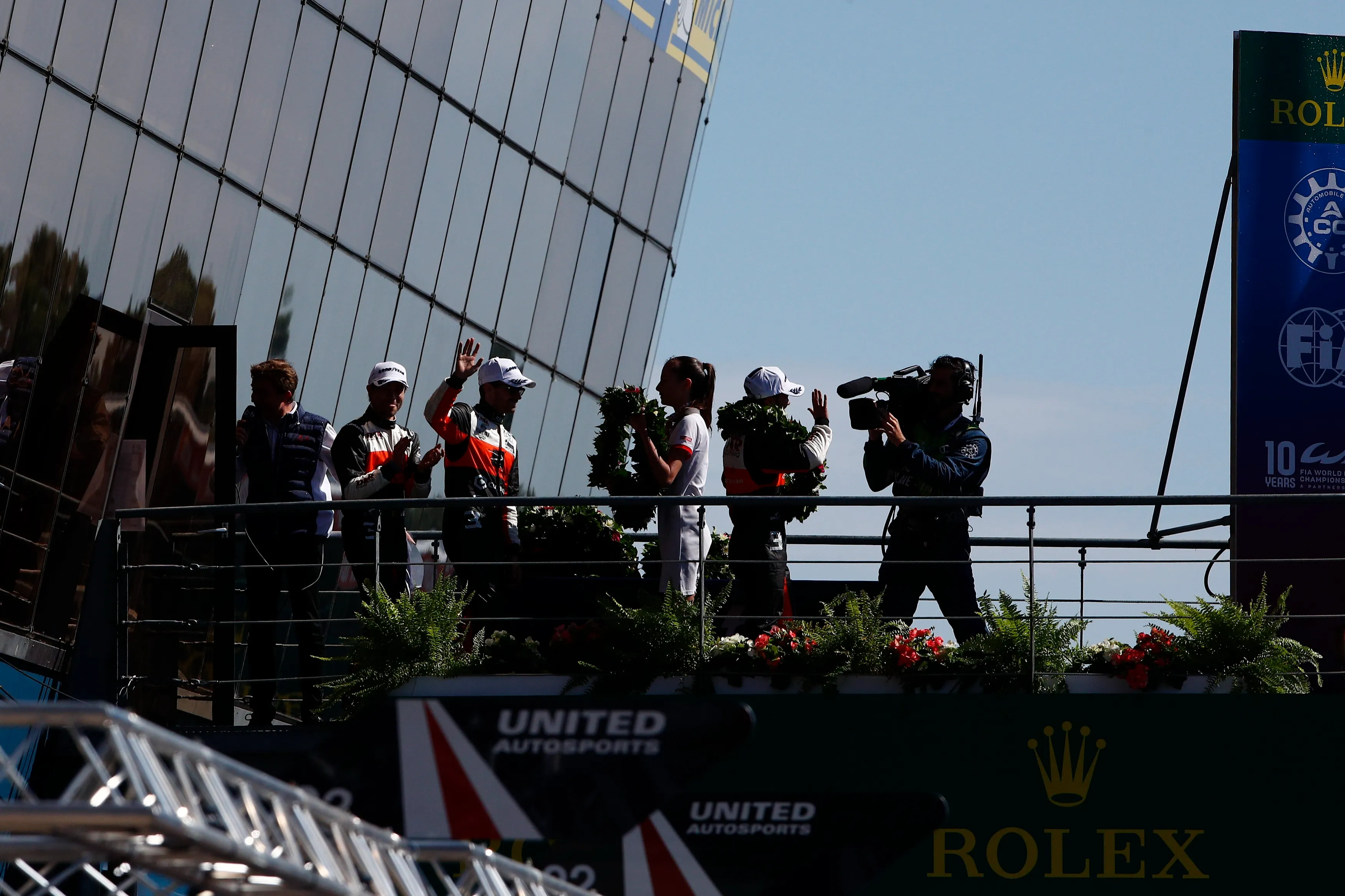 Podium des 24 Heures du Mans 2022