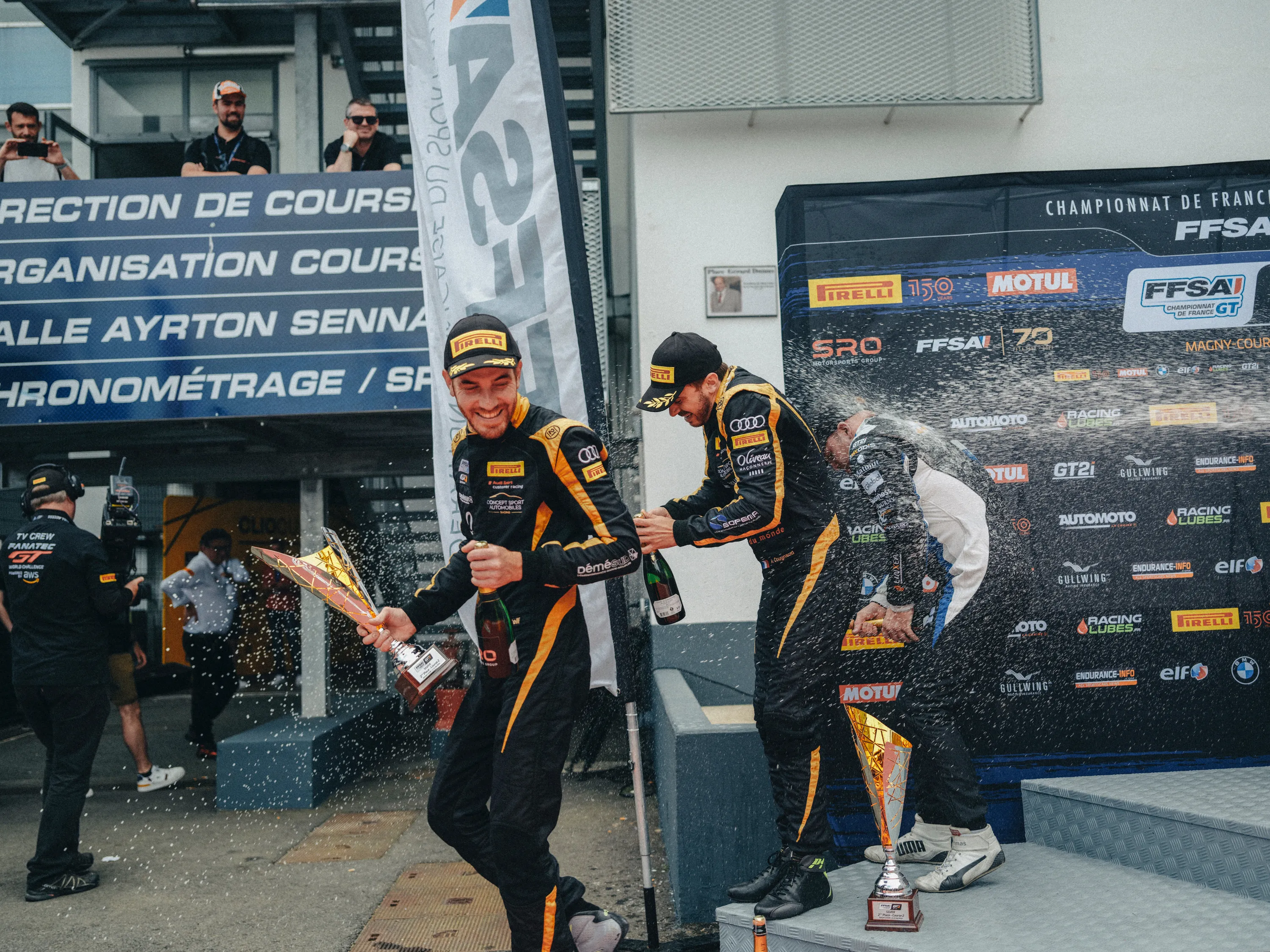 Podium à Magny-Cours 2022