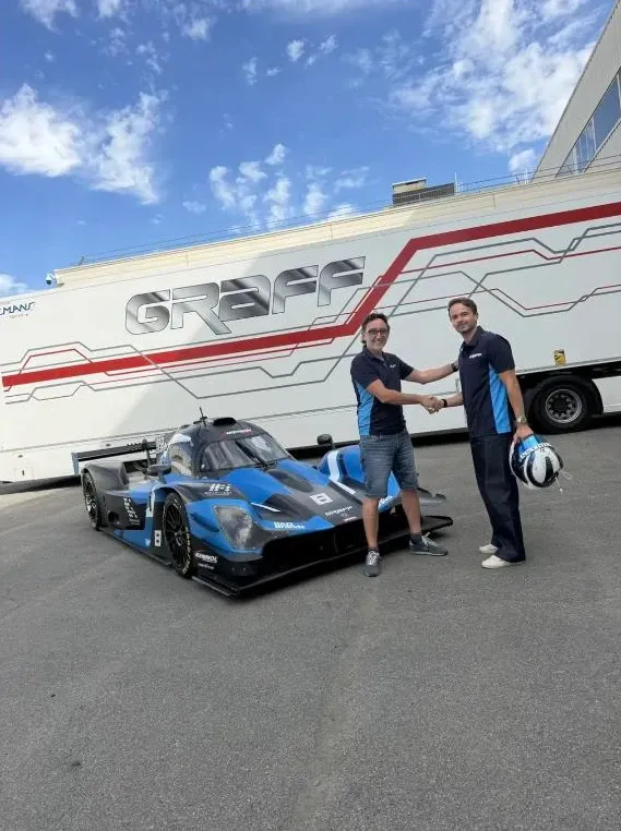 Avec l'équipe GRAFF Racing